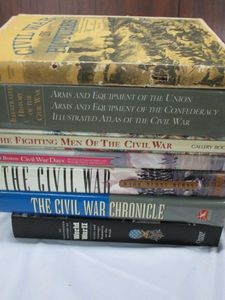 lot 671 image: MULTIPLE CIVIL WAR BOOKS, DATED FROM 1955-2004
