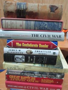 lot 672 image: MANY CIVIL WAR BOOKS DATING BACK TO 1881, PREVIEW RECOMMENDED