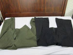 lot 677 image: PRE WWII NAVY SAILOR UNIFORM PANTS, WWII ARMY G.I. PANTS