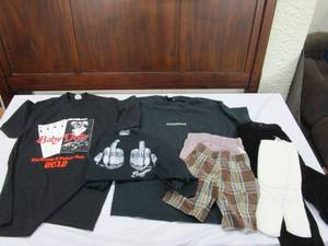 lot 678 image: MENS SHIRTS, CHILDRENS SHORTS &amp PANTS