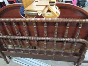 lot 690 image: HEADBOARDS & FOOTBOARD