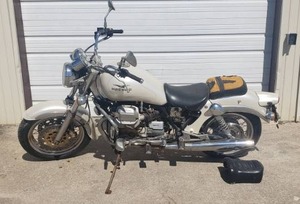 lot 1 image: 1999 Moto Guzzi Motorcycle V11 Bassa - 10,487 Miles For Parts Only, No Title