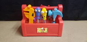 lot 8 image: Collectible 2007 Mattel Complete Handy Manny Danicing Tool Box