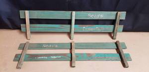 lot 33 image: Vintage Side Rails for Sears Country Squire Wagon