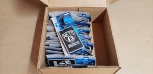 lot 38 image: Lot of 22 NBA Brooklyn Nets Luggage Tags