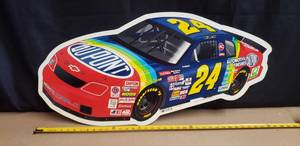lot 47 image: 1996 Jeff Gordon NASCAR WinCraft Racing Sign - 36 L