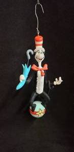 lot 120 image: Dr Suess Cat in the Hat Christmas Ornament