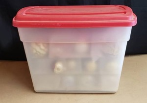 lot 165 image: Lot of 35 Glass Christmas Ornament Balls