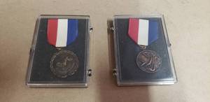 lot 200 image: Lot of 2 Swimming Medals from 1981