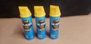 lot 220 image: Lot of 3 Cans of Johnsens De-Icer