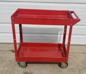 lot 223 image: Rolling Utility Cart - 33L x 16W x 33H
