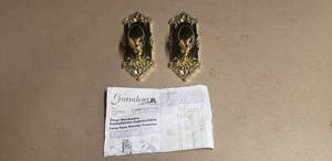 lot 253 image: 2 Grandeur Double Dummy Grand Victorian Plate Eden Prairie Door Knobs