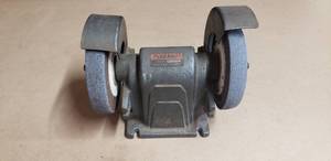 lot 254 image: Ward Powr Kraft Belt Drive Bench Grinder - Model No. 84-5159A