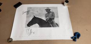 lot 269 image: Pat Parelli Signed Autographed Print - 27 x 20