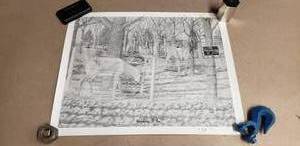 lot 270 image: Signed and Numbered Rubbing It In Print - 76250