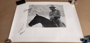 lot 271 image: Pat Parelli Signed Autographed Print - 27 x 20