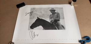 lot 272 image: Pat Parelli Signed Autographed Print - 27 x 20