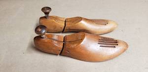lot 280 image: Pair of Wooden Size 12 Shoe Trees