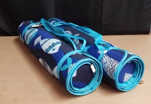 lot 285 image: Lot of 2 Beach Mats with Pillow