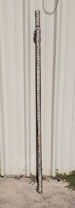 lot 295 image: Vintage 15 Ft Wooden Telescoping Surveyers Pole