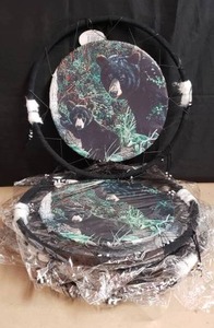 lot 312 image: Lot of 7 NEW Bear Canvas Dream Catchers - 24 Diameter