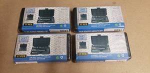 lot 78 image: Lot of 4 NEW Camco Tools 17 Piece Socket Set