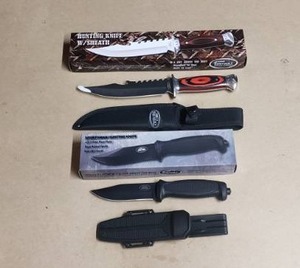 lot 86 image: NEW Kentucky Cutlery 7 Hunting Knife and Ketucky Cutlery Sportsman Hunting Knife - Model 70904 and Model 71115