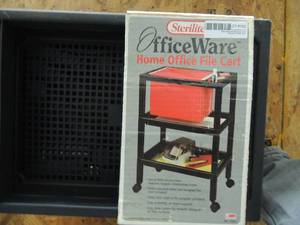 lot 153 image: Office ware home office file cart x 3
