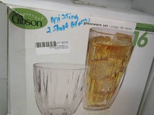 lot 258 image: Gibson glassware set in box2 missing