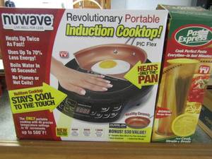 lot 279 image: Nuwave revolutionary portable induction cook top, pasta express cook perfect pasta