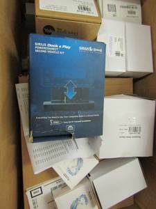 lot 370 image: AT&T digital light kit smoke detector, floor sensors, smart plugs, outdoor camera plus Sirius Xmdock and play power connect second  Kit