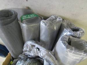 lot 379 image: Ney York wire brand fiberglass screening rolls