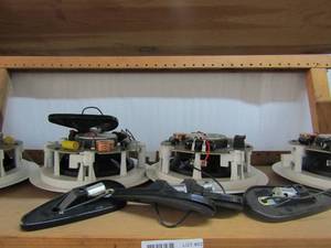 lot 52 image: Polka audio RC60I speakers plus Fire X smoke alarm