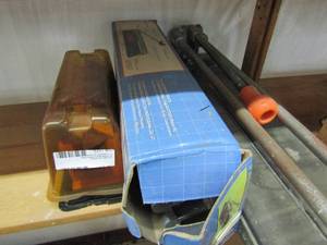 lot 57 image: 12 professional Tile cutter trihome 2 store sharpening system plus trade mark CT-1440 power clicker tile cutter