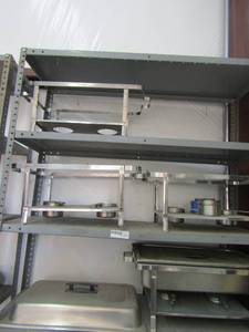 lot 131 image: 4 buffet warmers system (one tray 2 lids)