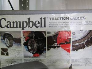 lot 119 image: Campbell traction cables 2 flashlights Harley Davidson lock master lock and 2 screwdrivers