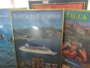 lot 419 image: CARNIVAL CRUISE LINE ART   36 X 25  QTY 3