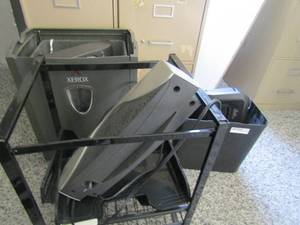 lot 356 image: VARIOUS PAPER SHREDDERS- ZEROX, QUILL, GBC - UNTESTED