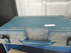 lot 24 image: Bosch tool box with hand tools and saw blades