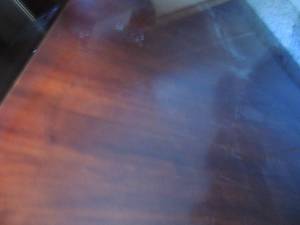 lot 332 image: Heavy 8 long conference table 4 wide