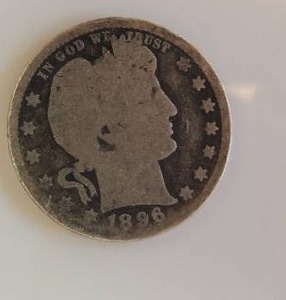 lot 24 image: 1896 BARBER QUARTERS