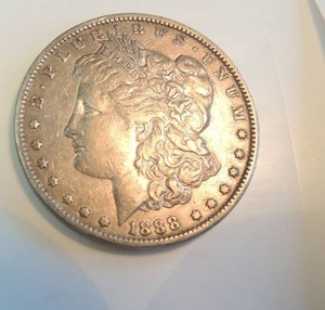 lot 51 image: 1888 Morgan Silver Dollar