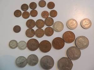 lot 49 image: Coins from Great Britain NEW pence, shilling, 12 penny, plus