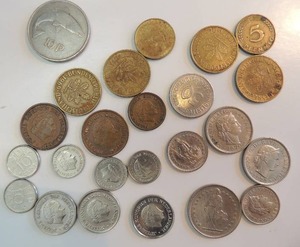 lot 53 image: Swiss, German, and Netherland coins