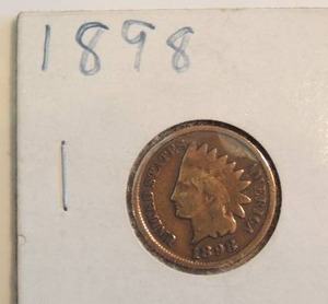 lot 67 image: 1898 Indian Head Penny