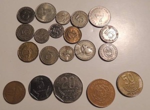 lot 89 image: COINS OF Panama, Costa Rica, Chilies, Columbia and more coins