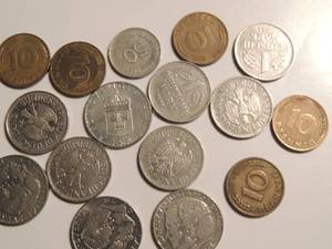 lot 96 image: German and Sweden coins