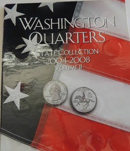 lot 109 image: Washington Quarters State Collection 2004-2008 Volume II. 10 quarters