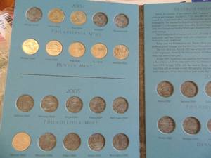 lot 120 image: Washington Quarters State Collection 2004-2008 Volume II. 8 quarters ( missing 42 of set)