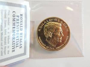 lot 116 image: Ronald Regan Presidential Commemorative coin(copy)